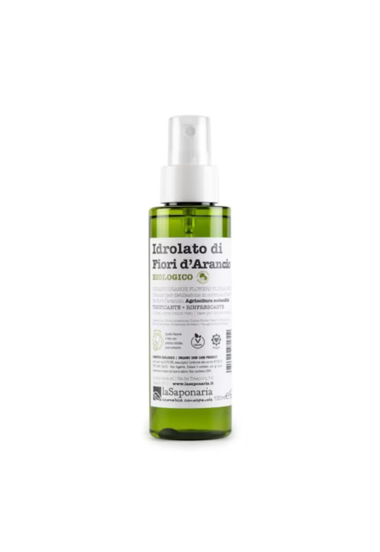 LaSaponaria Hidrolat bio (apa florala) regeneranta de floare de portocal La Saponaria - 100 ml