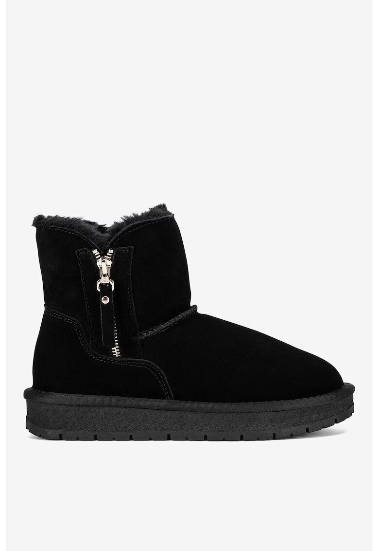Lasocki Ghete dama 5905588942139 - Piele intoarsa - Negru - Negru