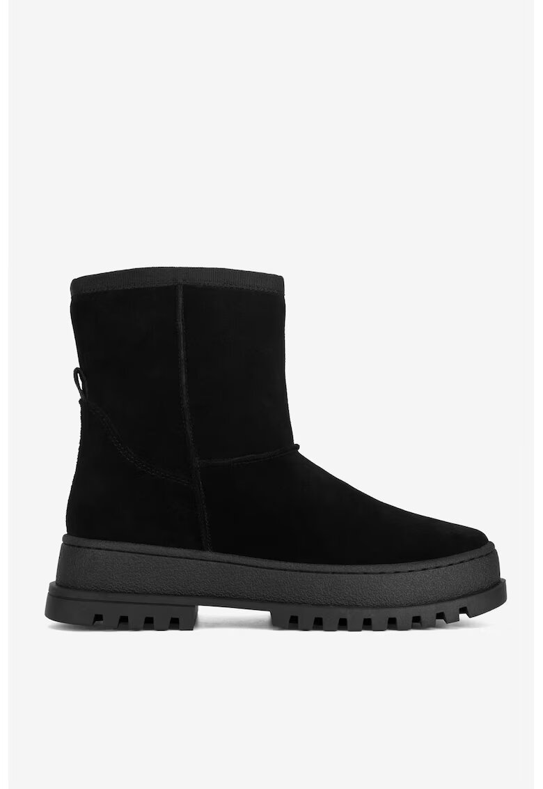 Lasocki Ghete dama 5905588992882 - Piele intoarsa - Negru - Negru