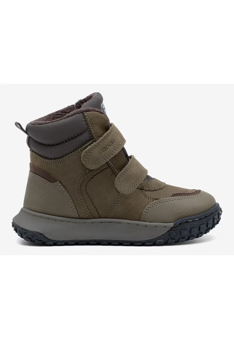 Lasocki Kids Ghete baieti 5905588773597 - Piele naturala - Verde - Multicolor