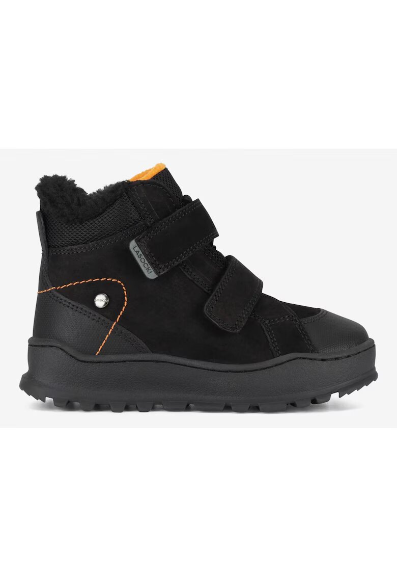 Lasocki Kids Ghete baieti 5905588815778 - Piele nabuc - Negru - Negru