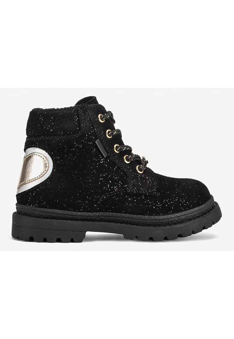 Lasocki Kids Ghete fete 5905588934479 - Piele intoarsa - Negru - Negru