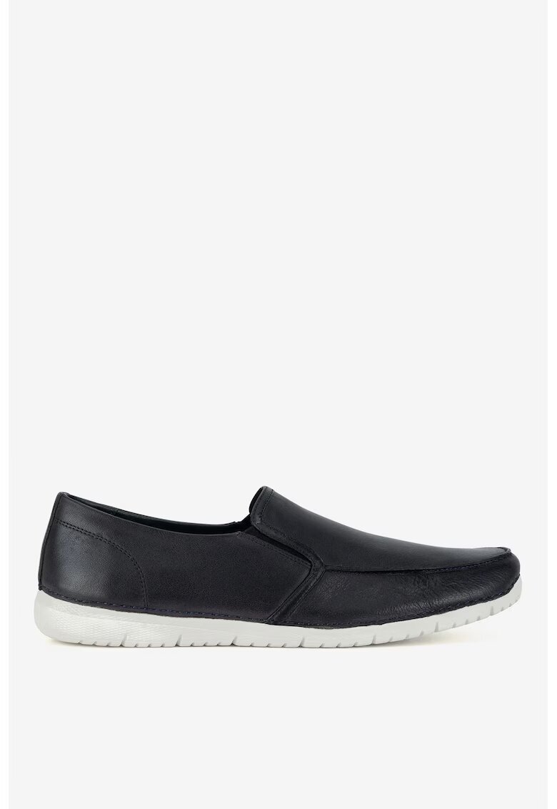 Lasocki Mocasini barbati 5905588741312 - Piele naturala - Alb - Alb