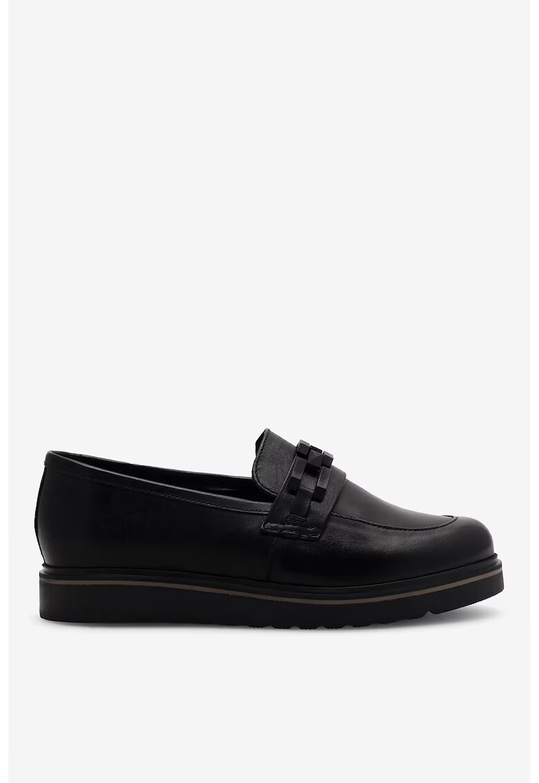 Lasocki Mocasini dama 5904862950877 - Piele naturala - Negru - Negru