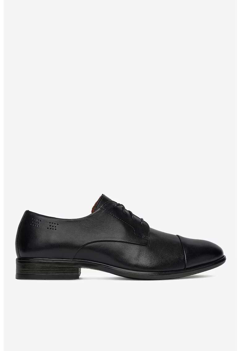 Lasocki Pantofi barbati 5903698015514 - Piele naturala - Negru - Negru