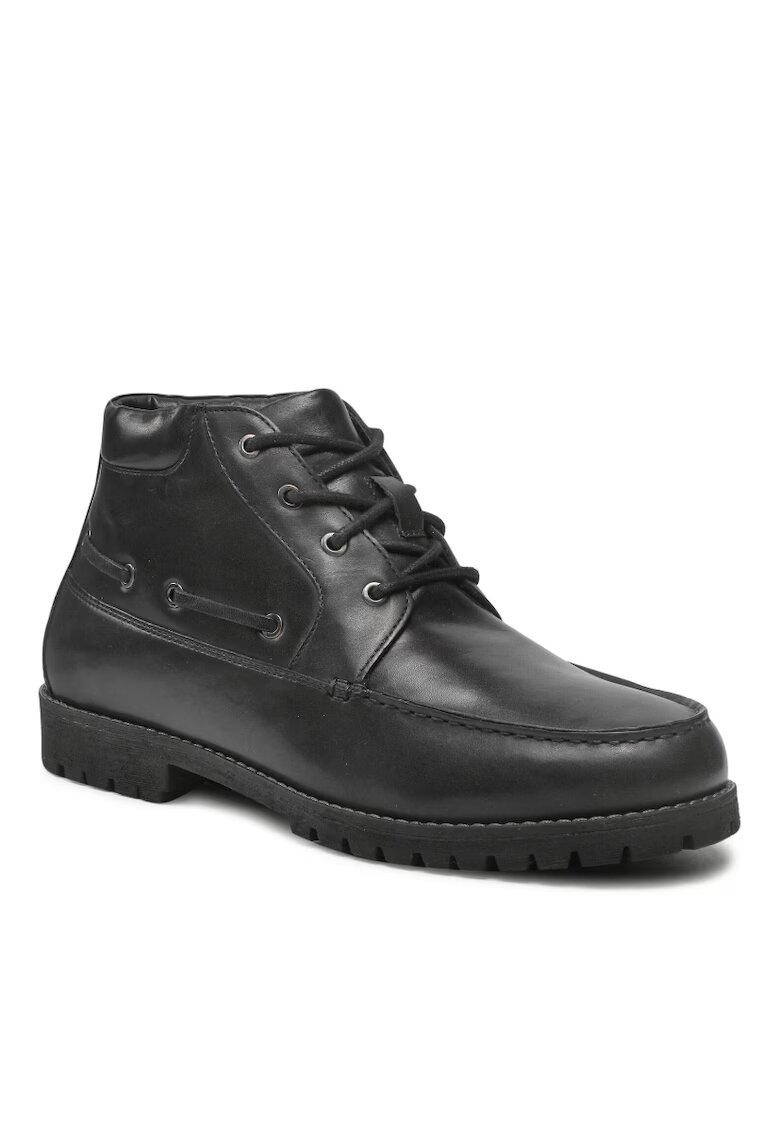 Lasocki Pantofi barbati - 5904862154138 - Piele naturala - Negru - Negru