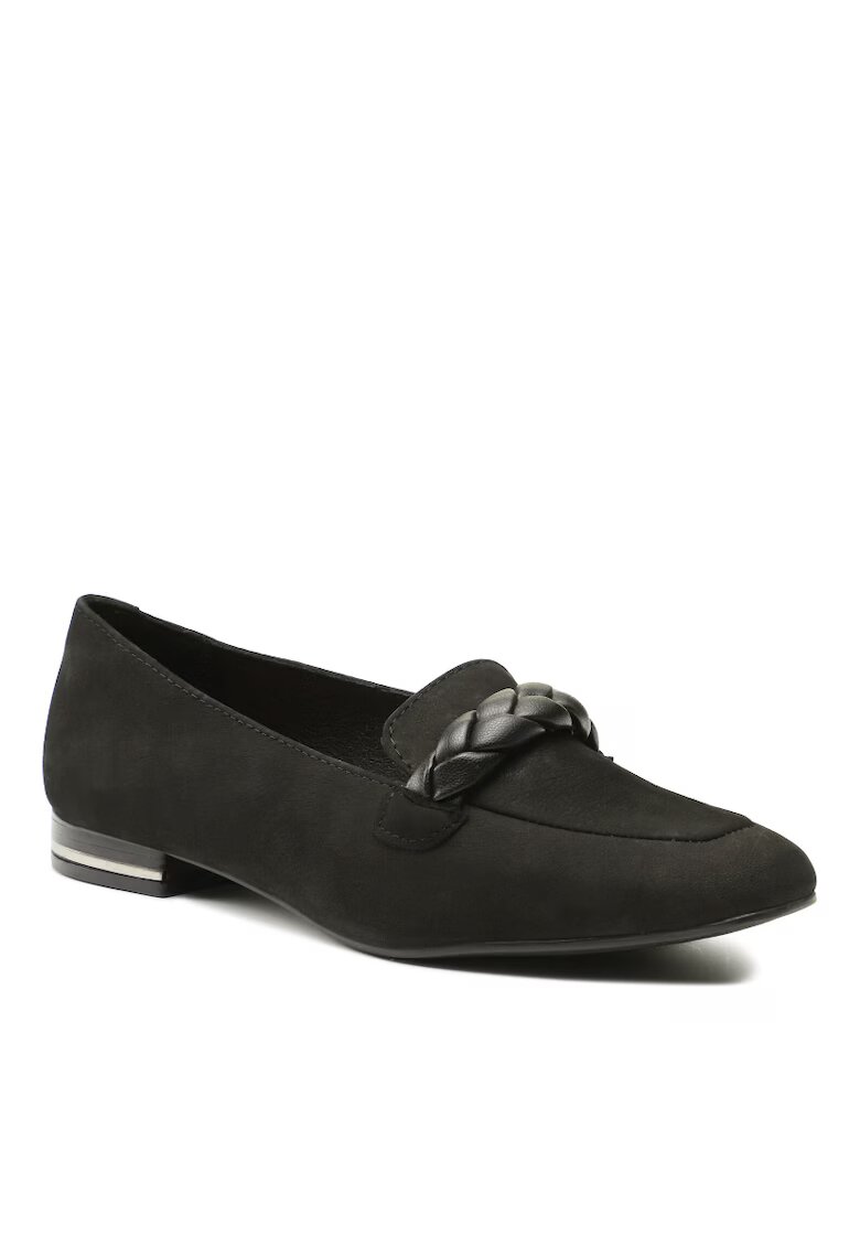 Lasocki Pantofi dama - 5904862717630 - Piele nabuc - Negru - Negru