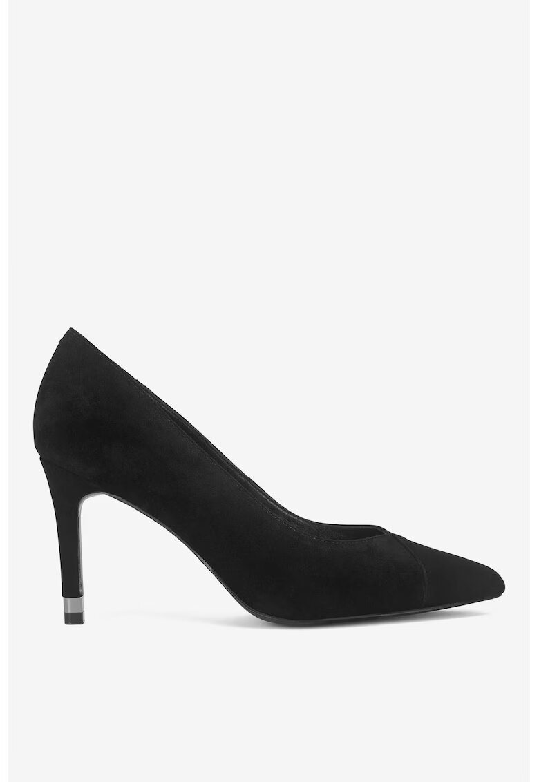 Lasocki Pantofi dama 5905588777731 - Piele intoarsa - Negru - Negru