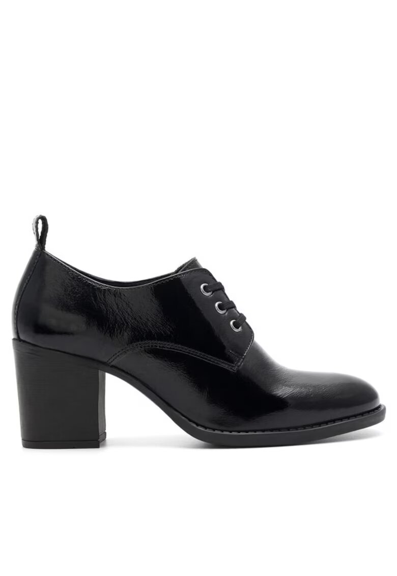 Lasocki Pantofi sport dama - Piele naturala/Piele lacuita - Negru - Negru