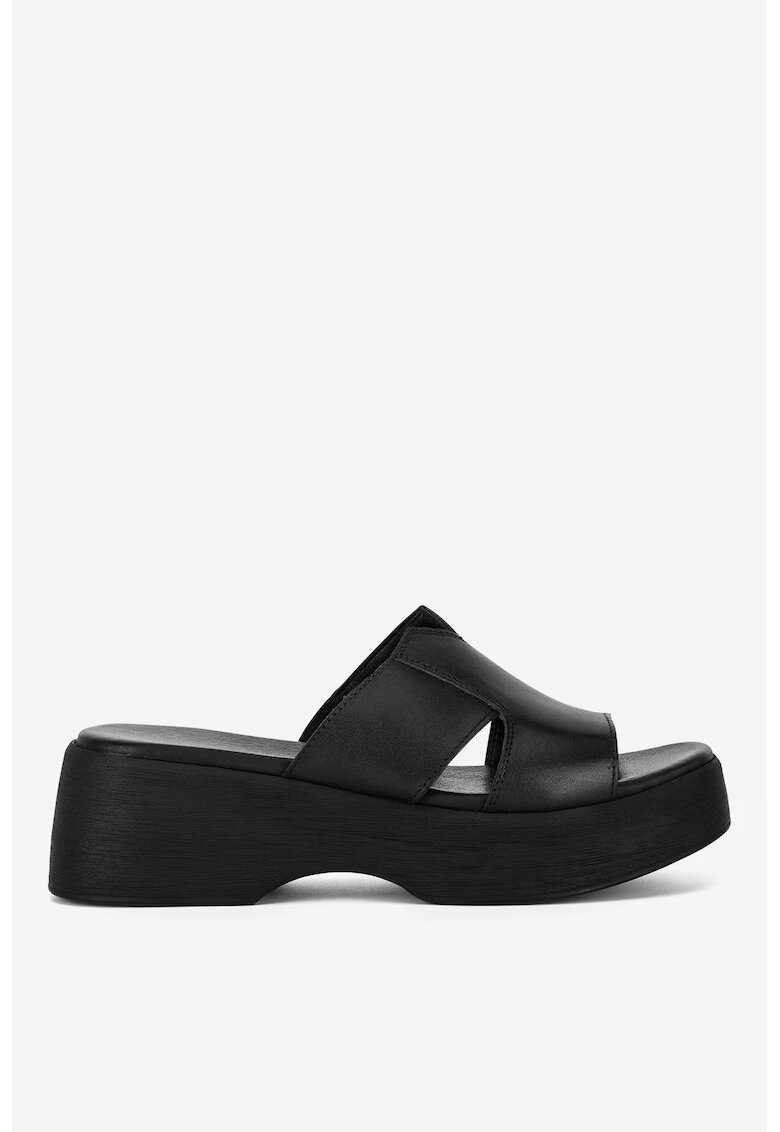 Lasocki Papuci dama 5905588369523 - Piele naturala - Negru - Negru