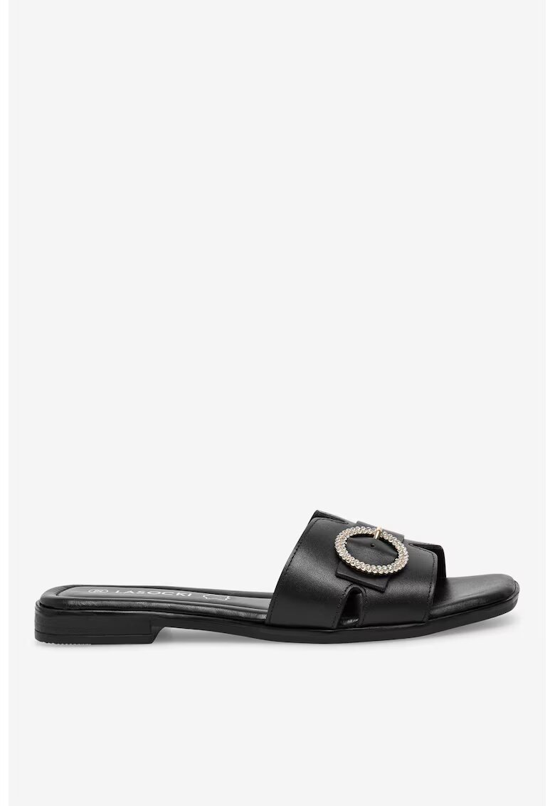Lasocki Papuci dama 5905588619598 - Piele naturala - Negru - Negru