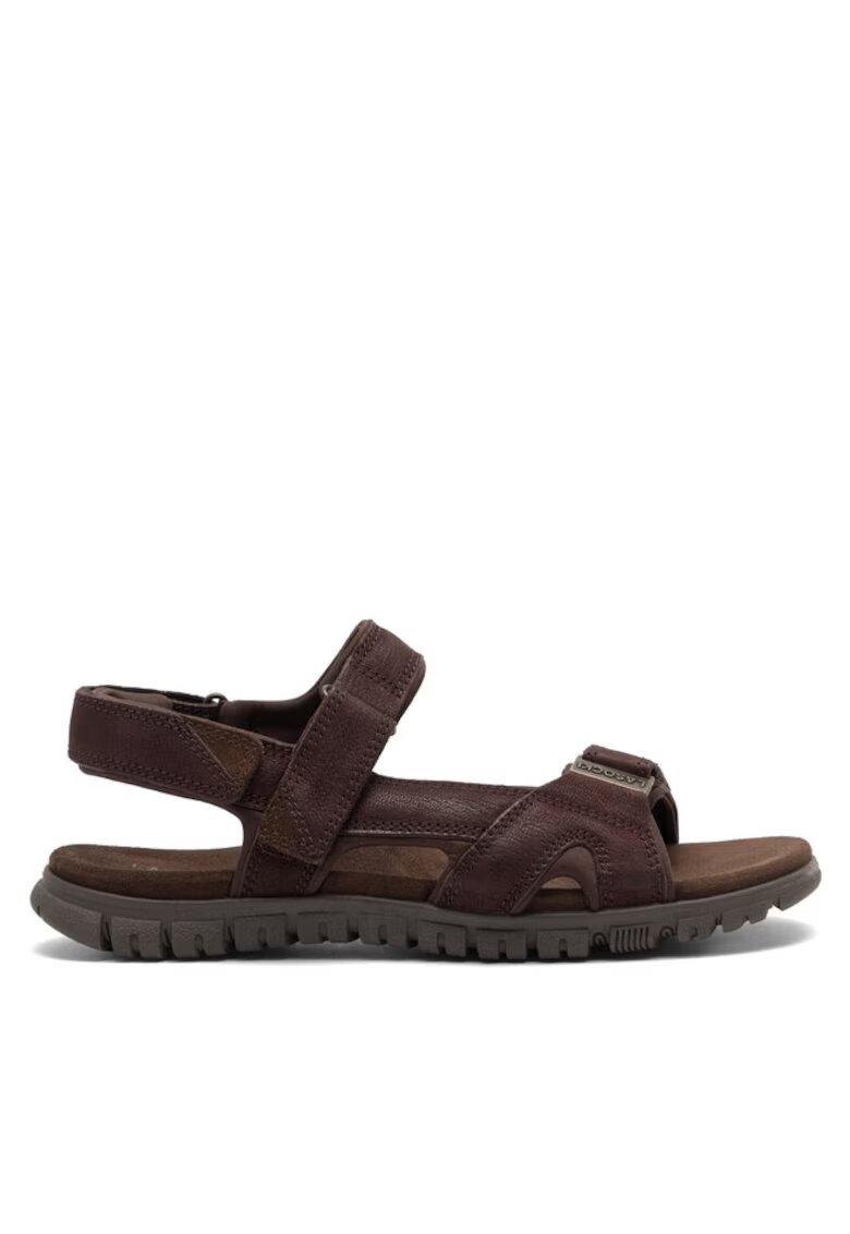 Lasocki Sandale barbati - 90958 - Piele naturala - Visiniu
