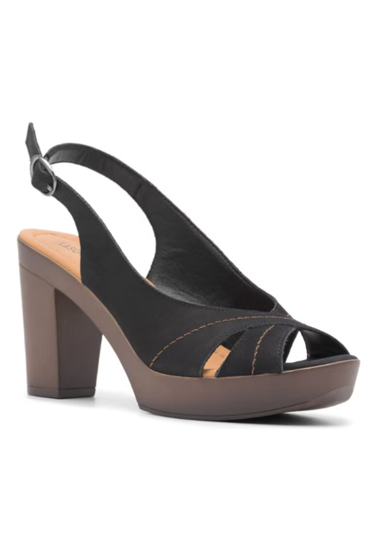 Lasocki Sandale dama - 5904862799315 - Negru - Piele intoarsa - Negru