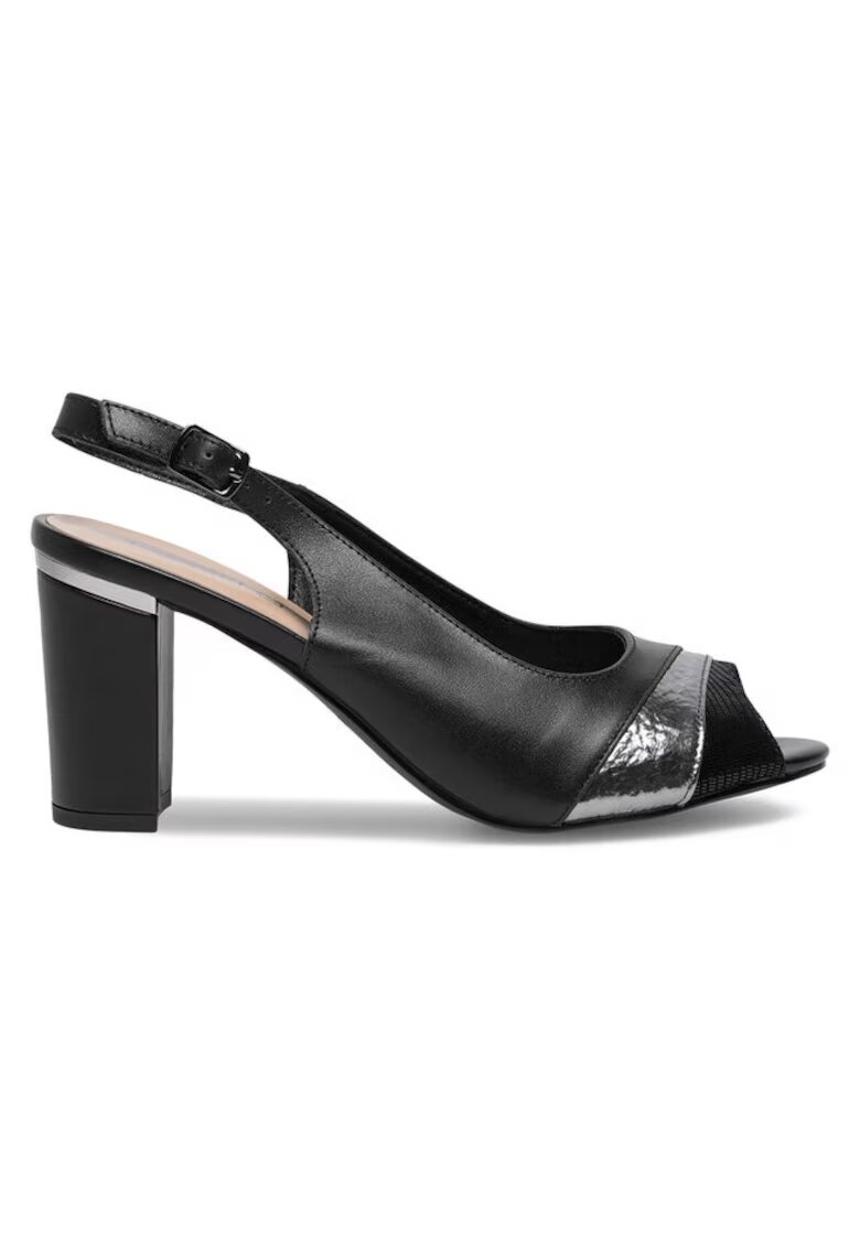 Lasocki Sandale dama 5905588495208 - Piele naturala - Negru - Negru