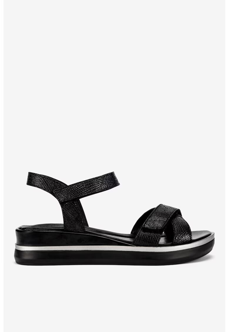 Lasocki Sandale dama 5905588525967 - Piele naturala - Negru - Negru