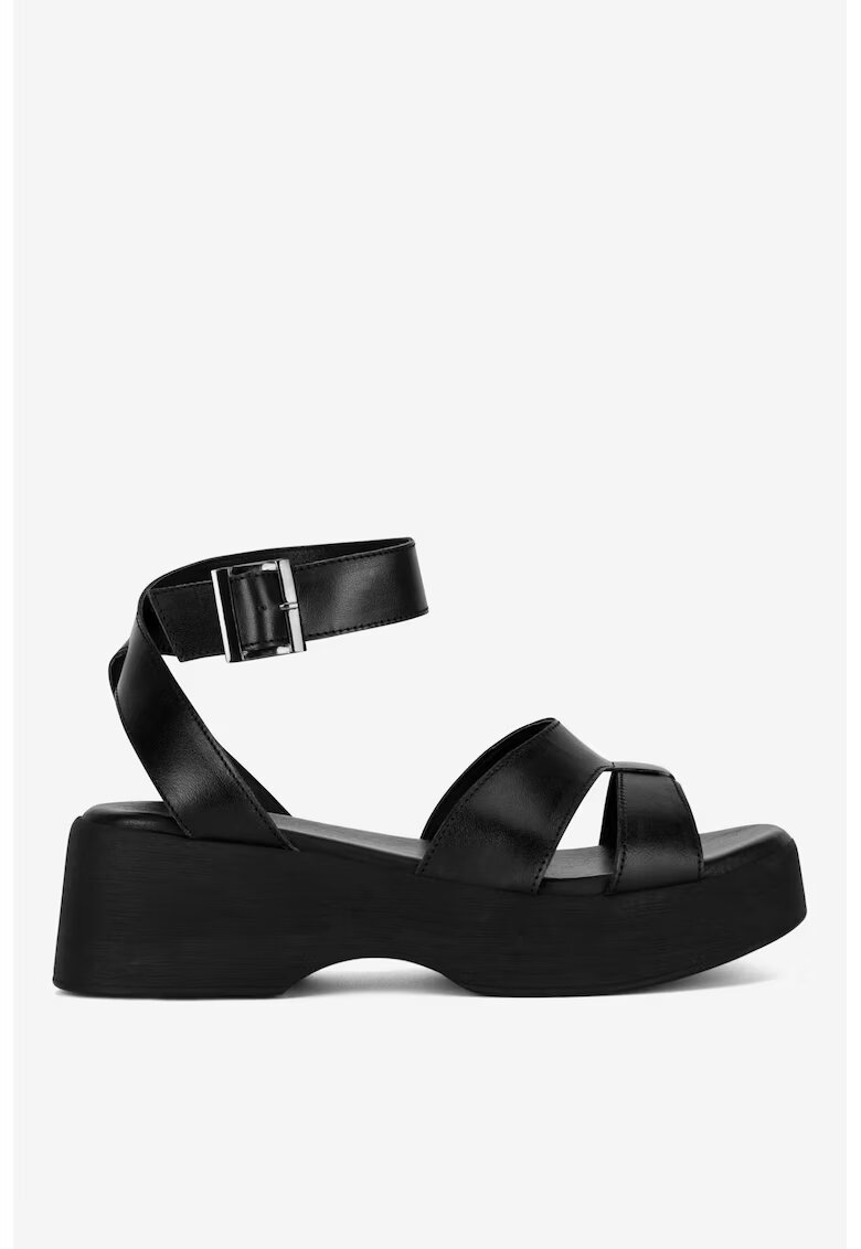 Lasocki Sandale dama 5905588563464 - Piele naturala - Negru - Negru