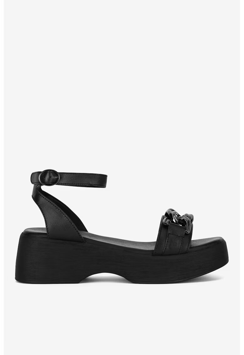 Lasocki Sandale dama 5905588574750 - Piele naturala - Negru - Negru