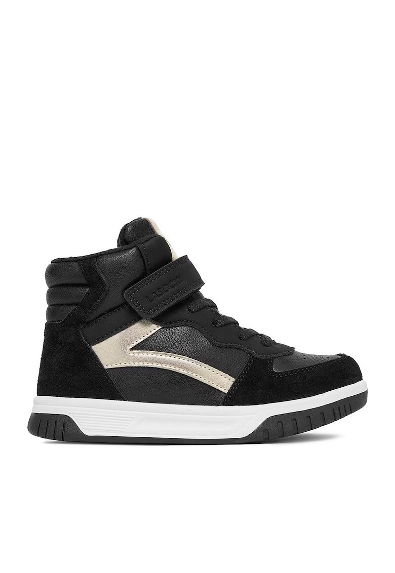 Lasocki Young Ghete sport fete - textil - negru/auriu