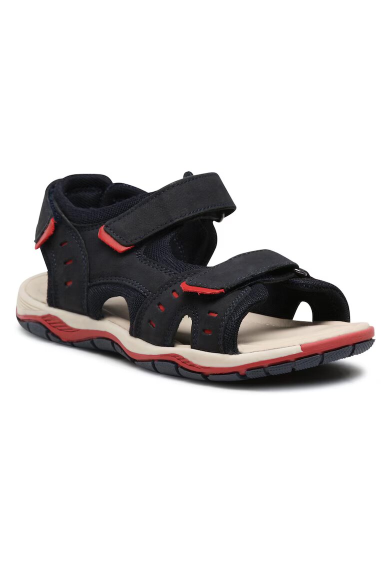 Lasocki Young Sandale pentru baieti - Piele nabuc - Albastru marin