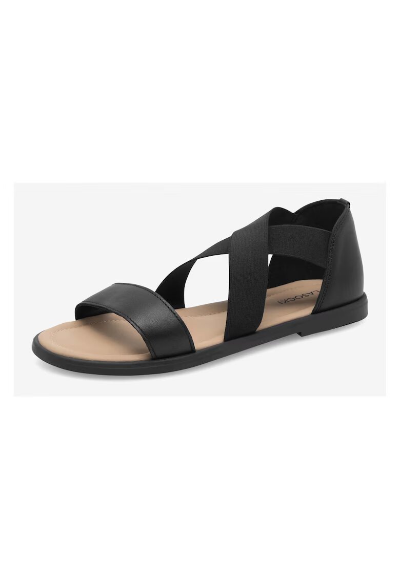 Lasocki Young Sandale pentru copii Vernis CI12-3027-08 - piele naturala - negru -
