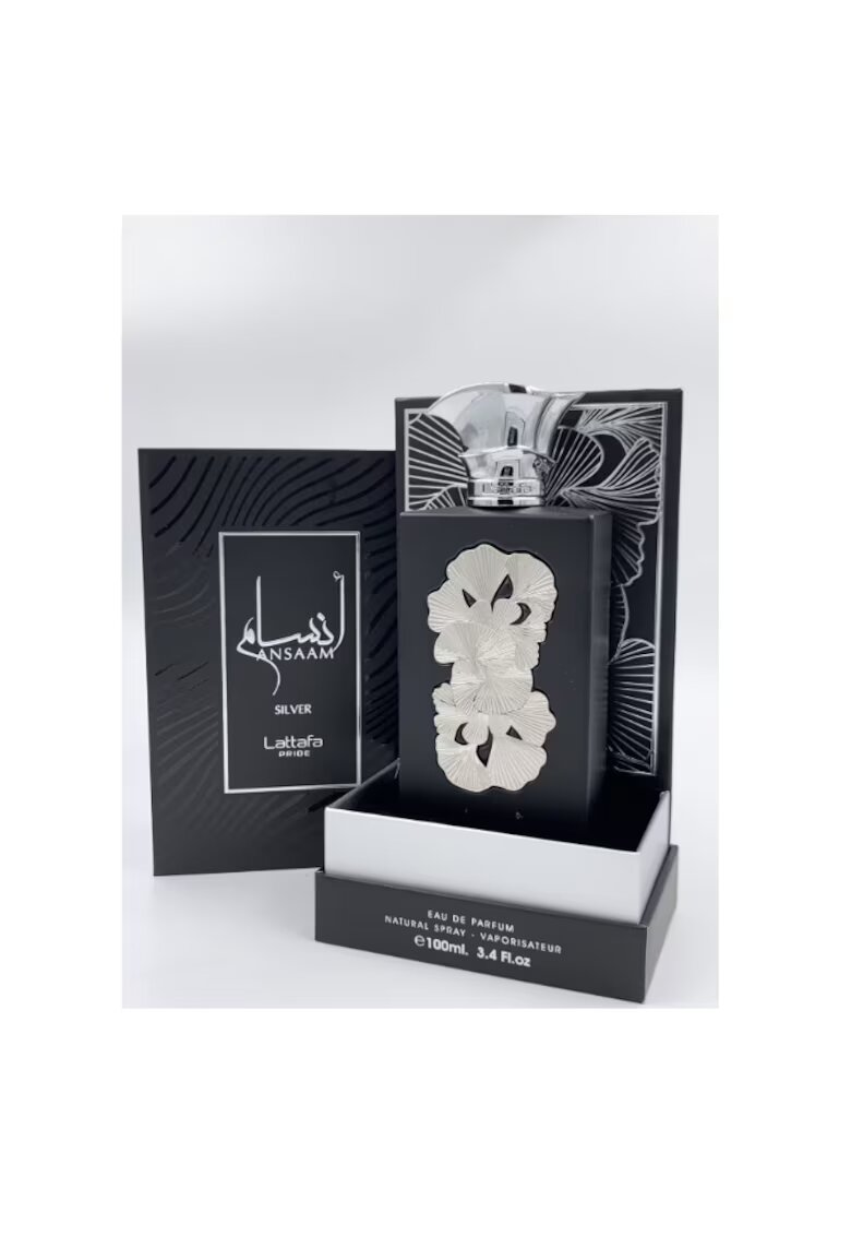 Lattafa Apa de parfum Pride Ansaam Silver - Unisex - 100 ml