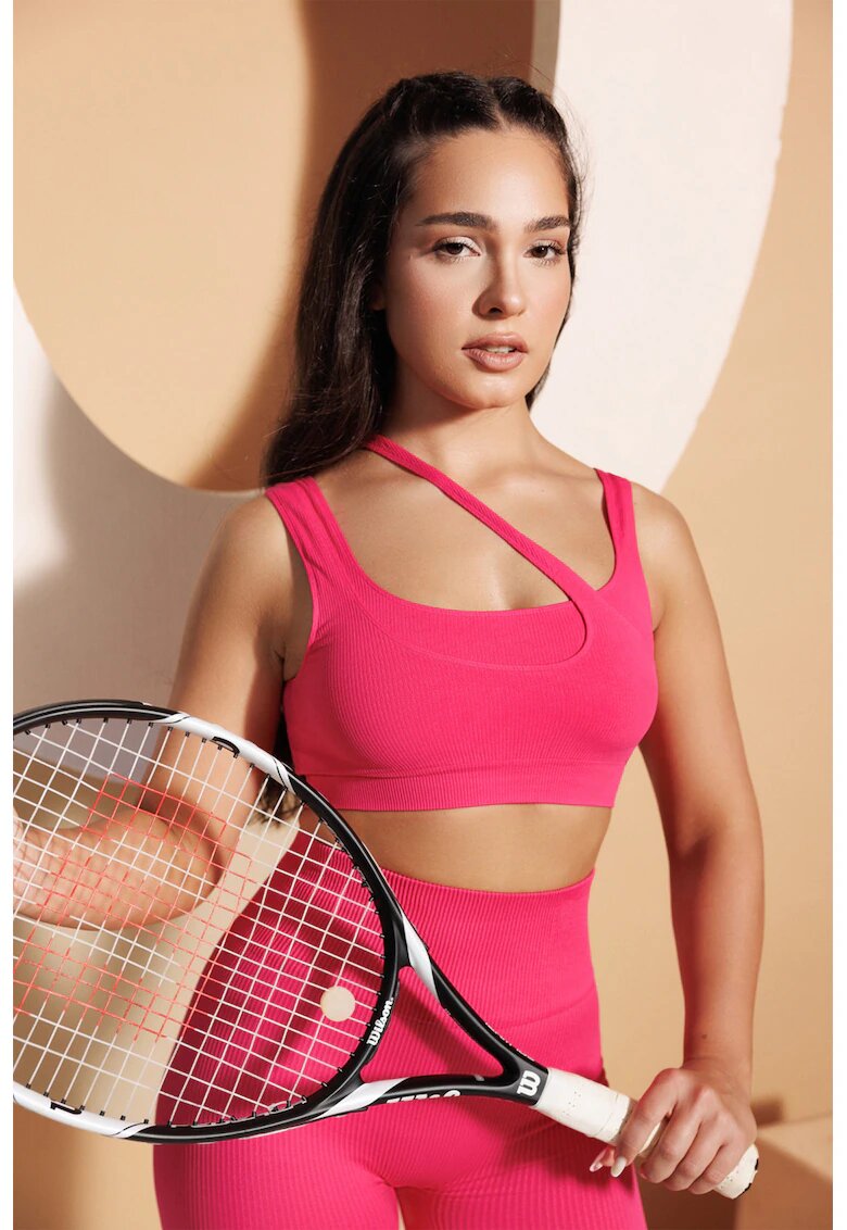 Laura Baldini Bustiera cu model uni - pentru fitness - Fucsia