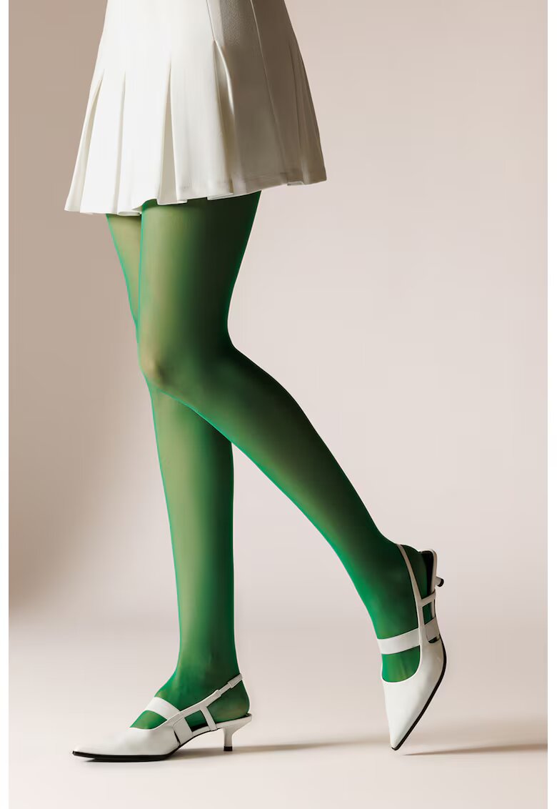 Laura Baldini Dres transparent uni - Verde