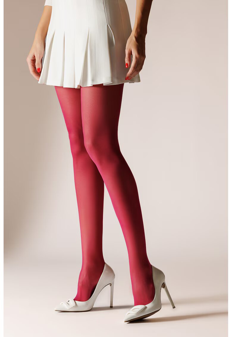 Laura Baldini Dres uni cu talie inalta - Roz