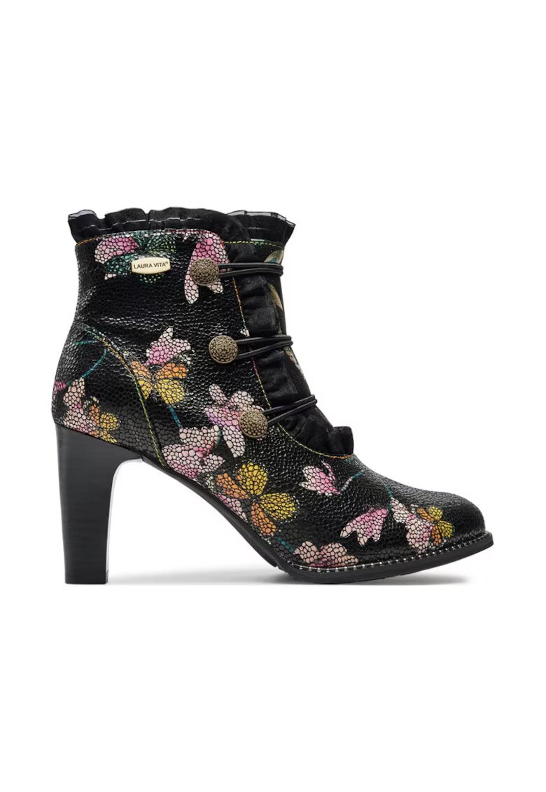 Laura Vita Botine dama - 304355 - Piele naturala - Roz