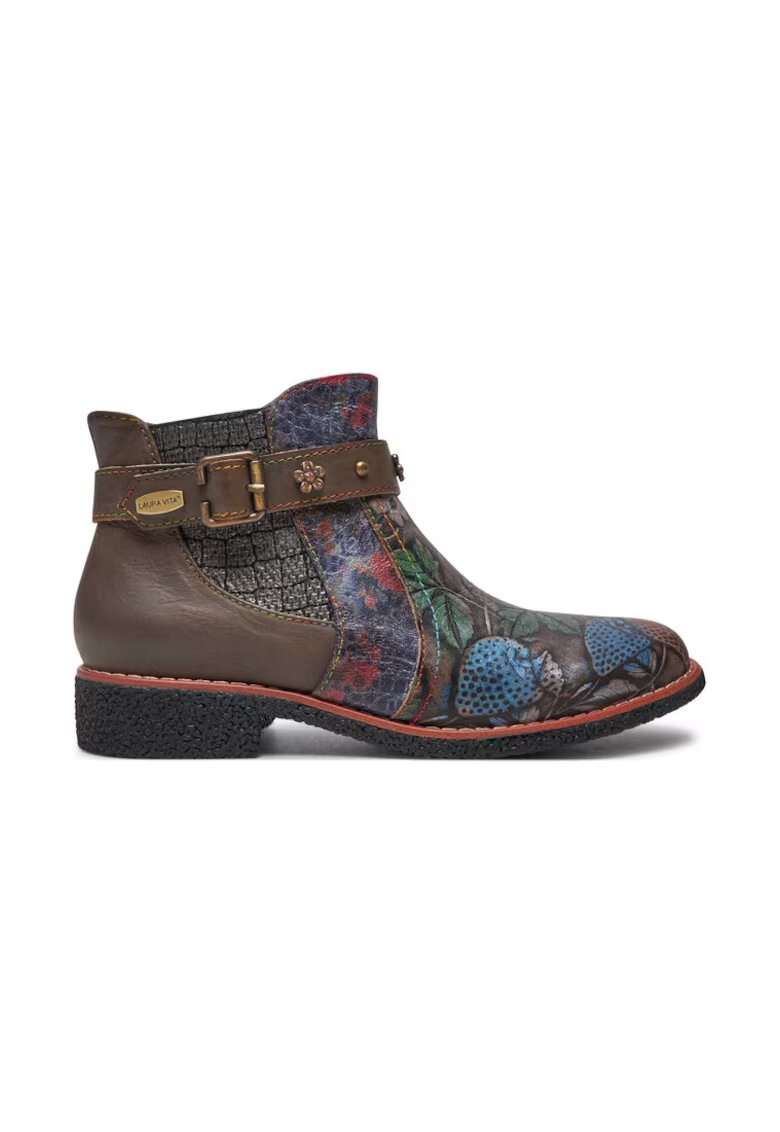 Laura Vita Botine dama - 304356 - Piele naturala - Maro -