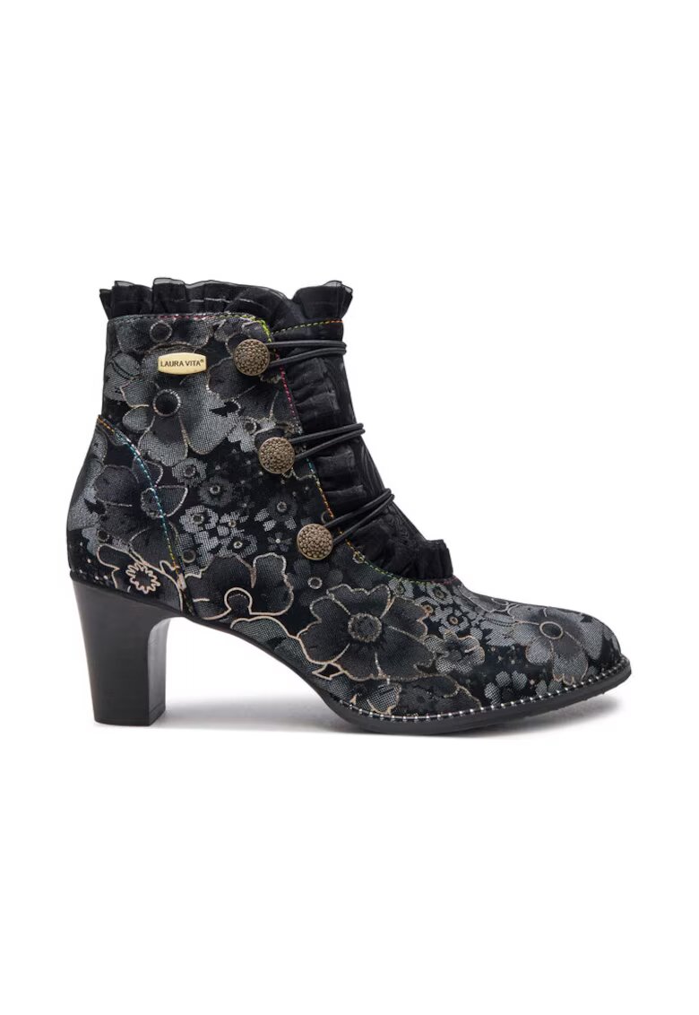 Laura Vita Botine dama - 304356 - Piele naturala - Negru -