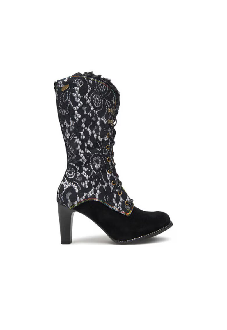 Laura Vita Cizme dama 304356674 - Piele naturala - Negru - Negru