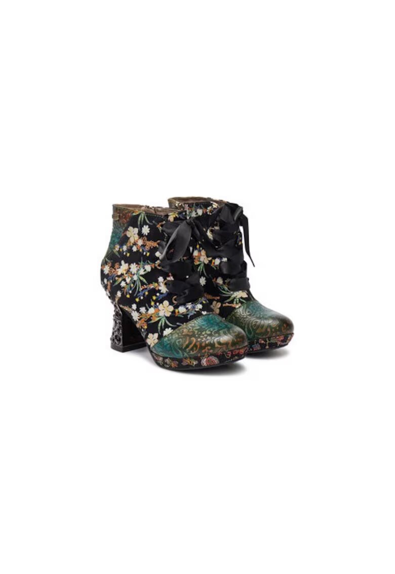Laura Vita Ghete dama 304356353 - Piele naturala - Verde - Verde