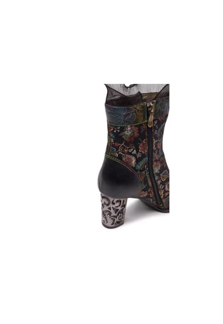 Laura Vita Ghete dama 304356384 - Piele naturala - Negru - Negru