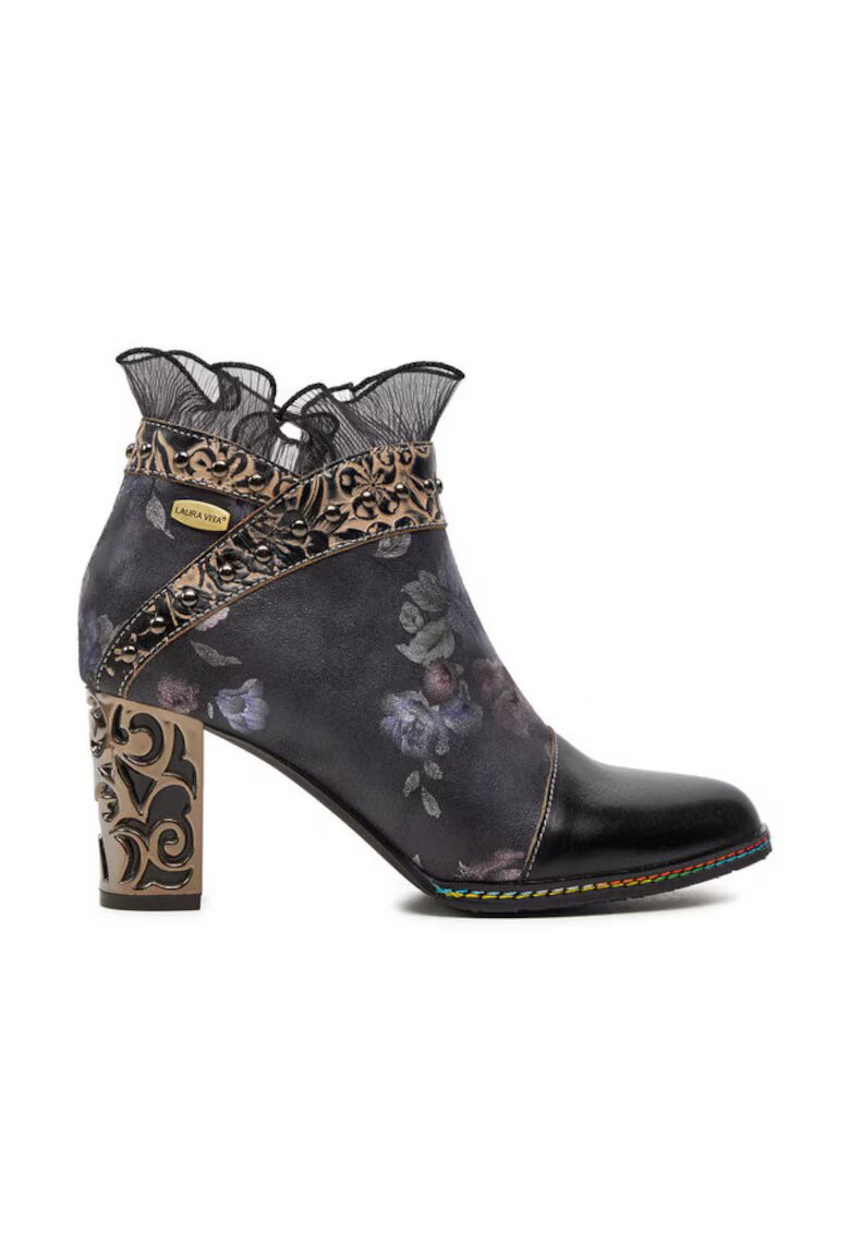Laura Vita Ghete dama 304356391 - Piele naturala - 38 EU - Negru