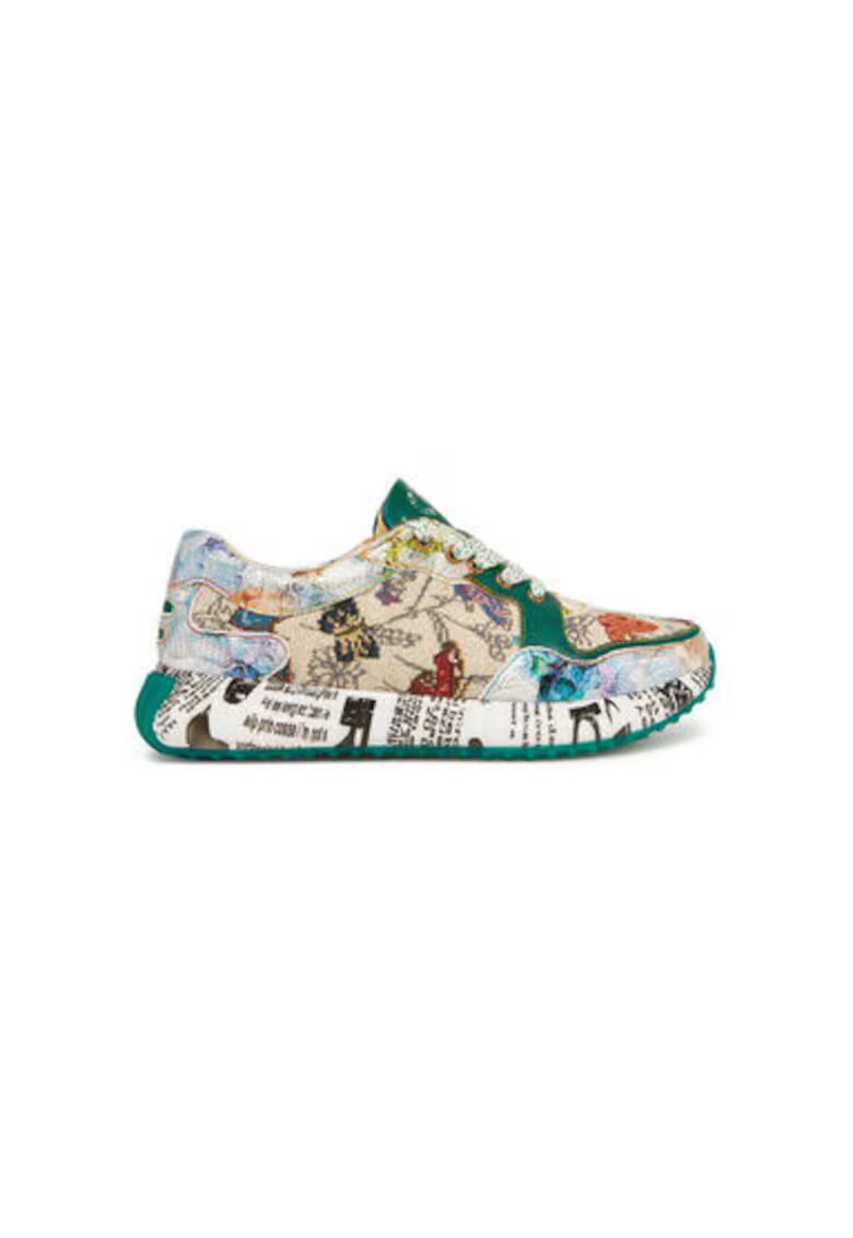 Laura Vita Pantofi sport dama - BURTON 127 - Piele naturala - Multicolor - Multicolor
