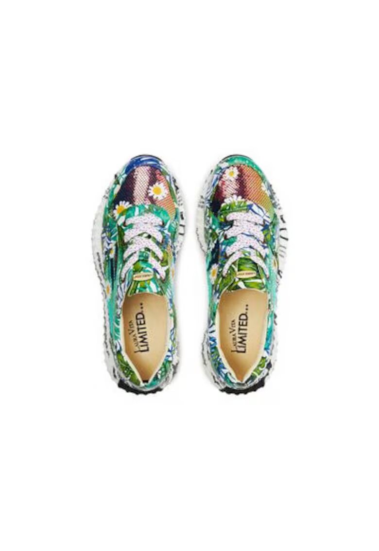 Laura Vita Pantofi sport dama - Burton 5 - Piele naturala - Verde