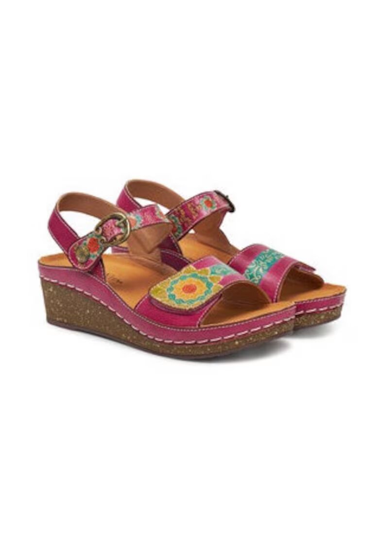 Laura Vita Sandale dama 305012821 - Piele naturala - Multicolor - Multicolor