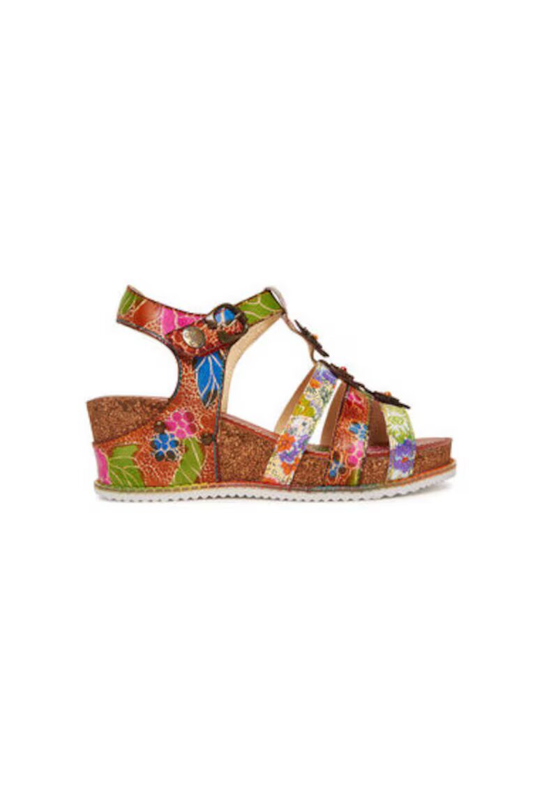 Laura Vita Sandale dama - BONITO 30 - Piele naturala - Multicolor - Multicolor