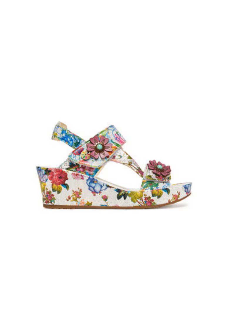 Laura Vita Sandale dama - FACDIAO 37 - Piele naturala - Multicolor - Multicolor