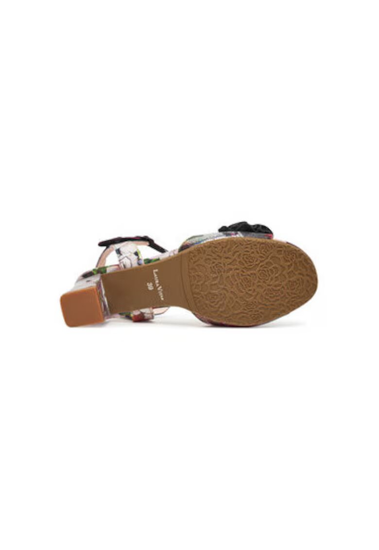 Laura Vita Sandale dama - LUCIEO 25 - Piele naturala - Negru - Negru