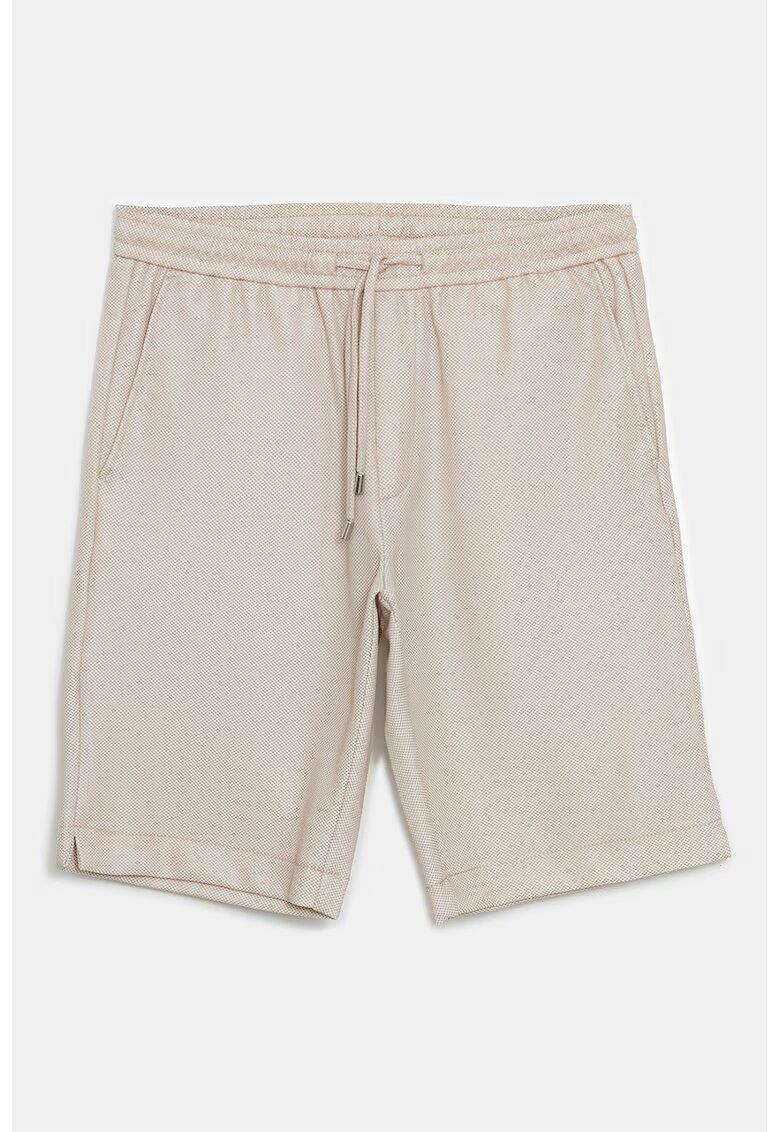 LC WAIKIKI Bermude sport slim-fit cu talie ajustabila - Bej deschis