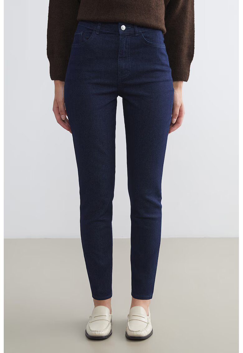 LC WAIKIKI Blugi slim fit cu talie medie - Bleumarin