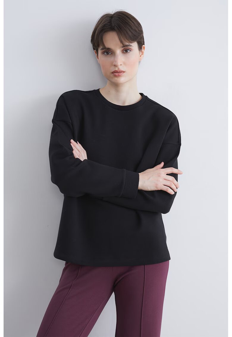 LC WAIKIKI Bluza de trening lejera cu model uni - Negru