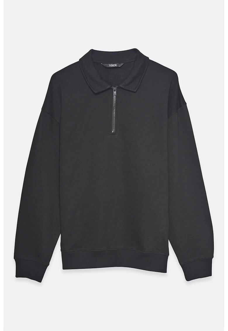 LC WAIKIKI Bluza de trening polo cu croiala lejera - Gri inchis
