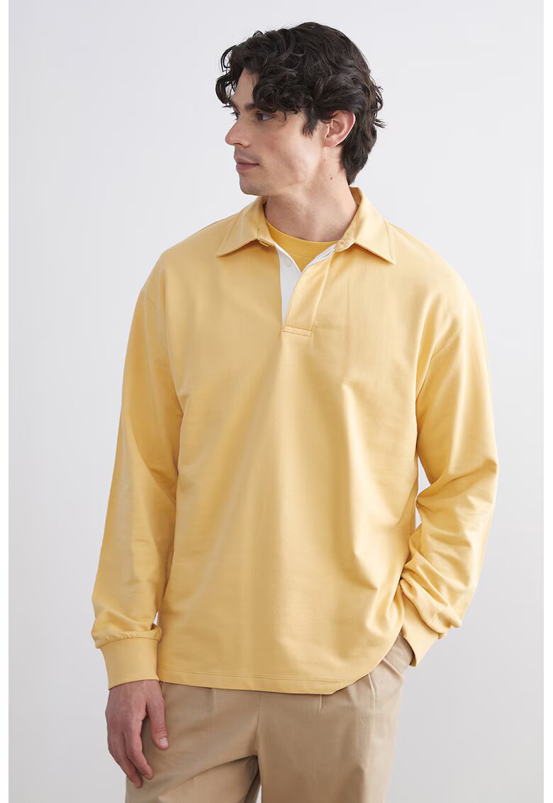 LC WAIKIKI Bluza polo din bumbac - Galben sofran