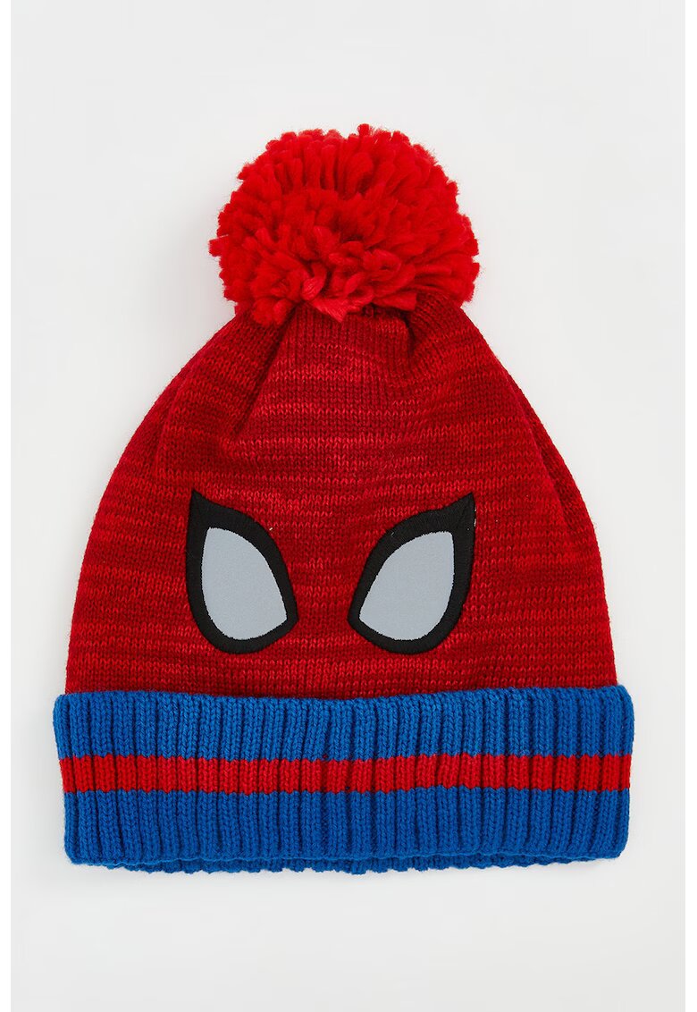 LC WAIKIKI Caciula cu ciucuri si imprimeu Spider-Man - Rosu/Alb/Albastru