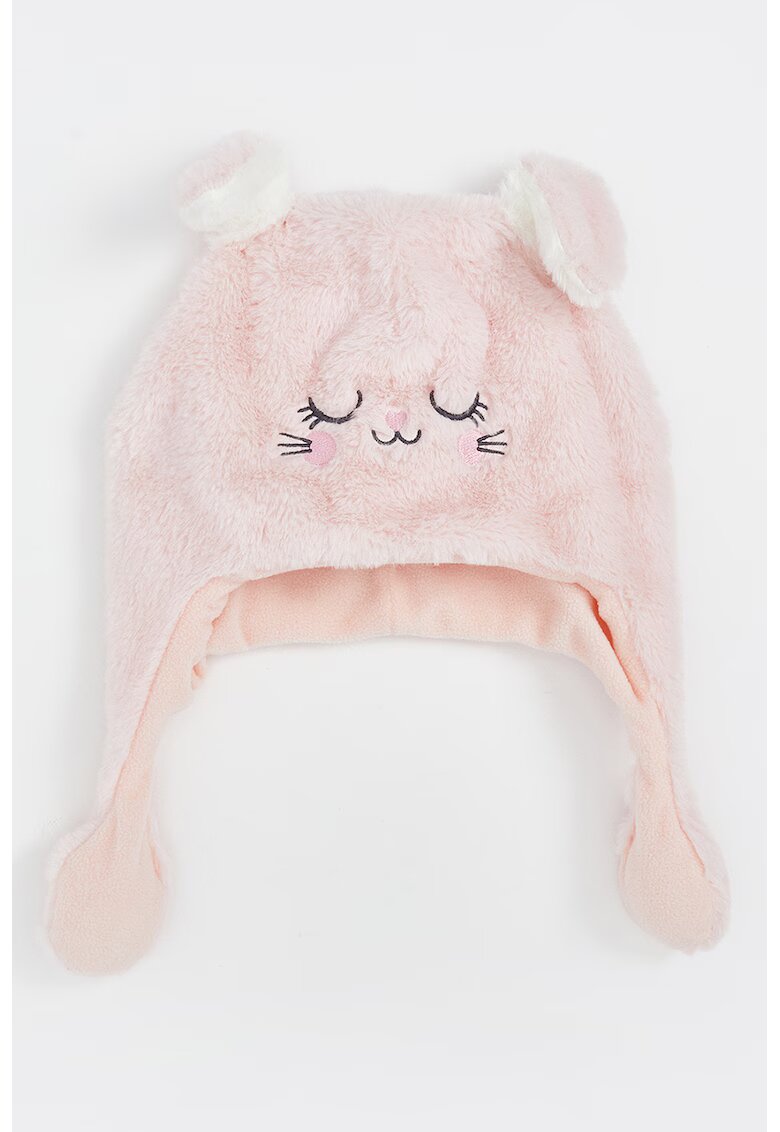 LC WAIKIKI Caciula cu urechi care se pot misca - Alb/Roz pastel/Negru