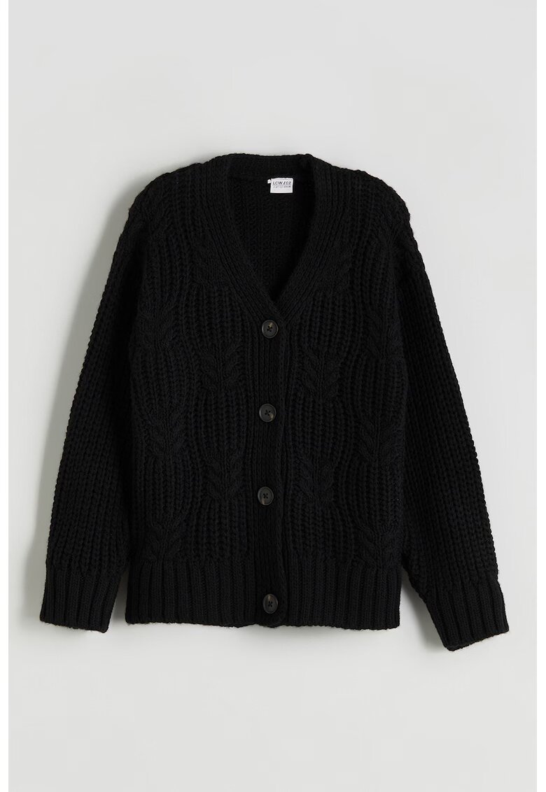 LC WAIKIKI Cardigan tricotat cu nasturi - Negru