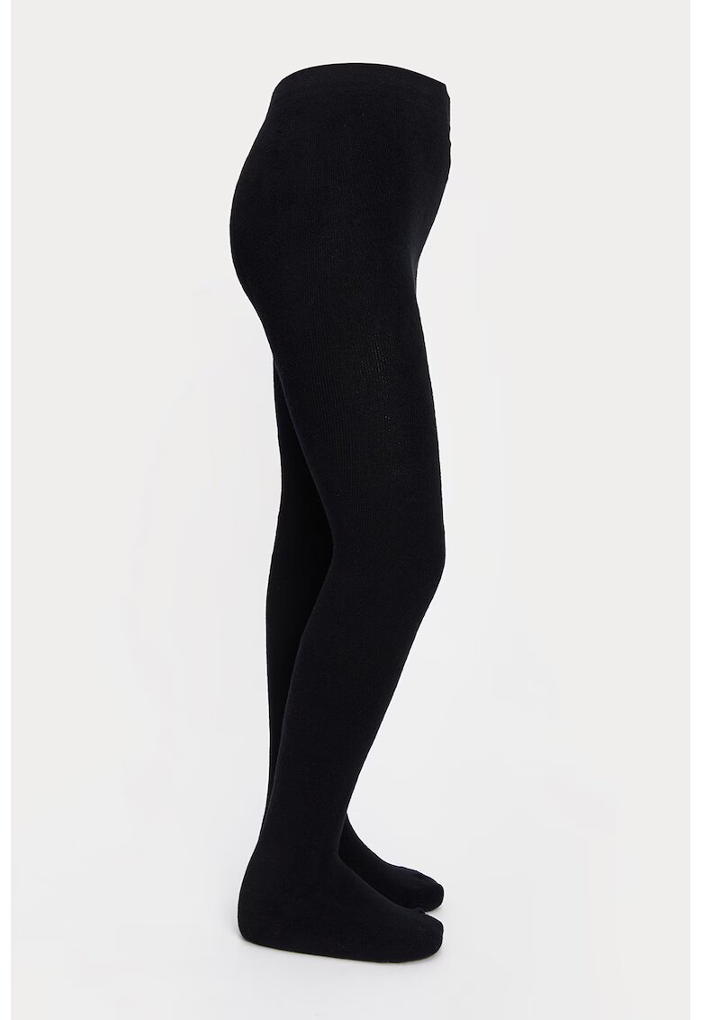 LC WAIKIKI Dres uni din amestec de bumbac - Negru
